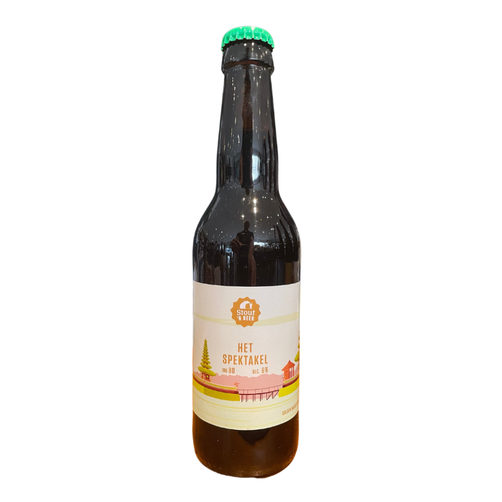 Stout'n Beer Het Spektakel (golden naked oat spekkoek porter) Bier